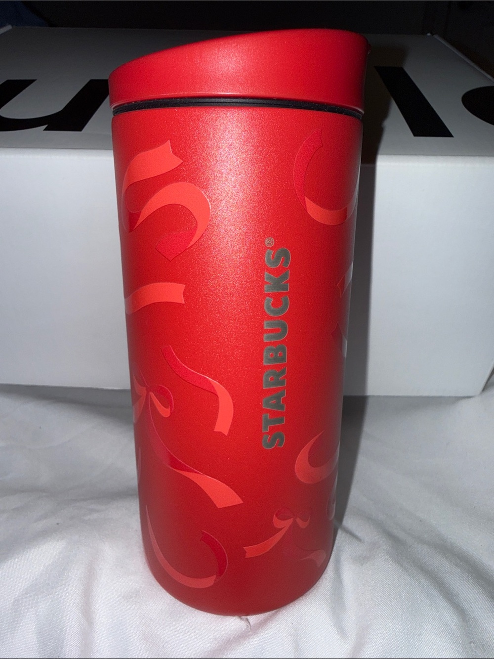 NWT Starbucks Limited Edition Holiday Ribbon tumblr